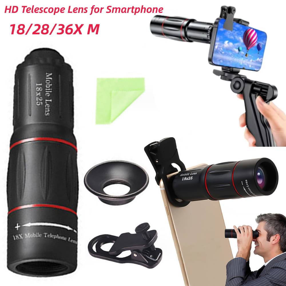 Photography Zoom - 18/28/36X HD Telephoto Phone lens Camera