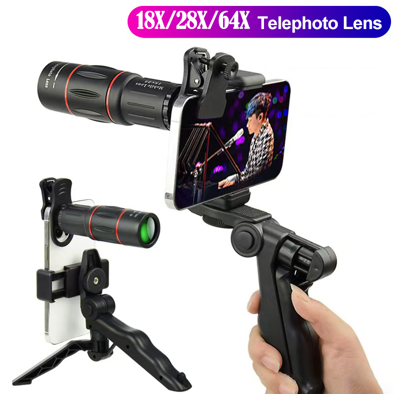 Photography Trick - 64X Telescope for Mobile Phone Lens