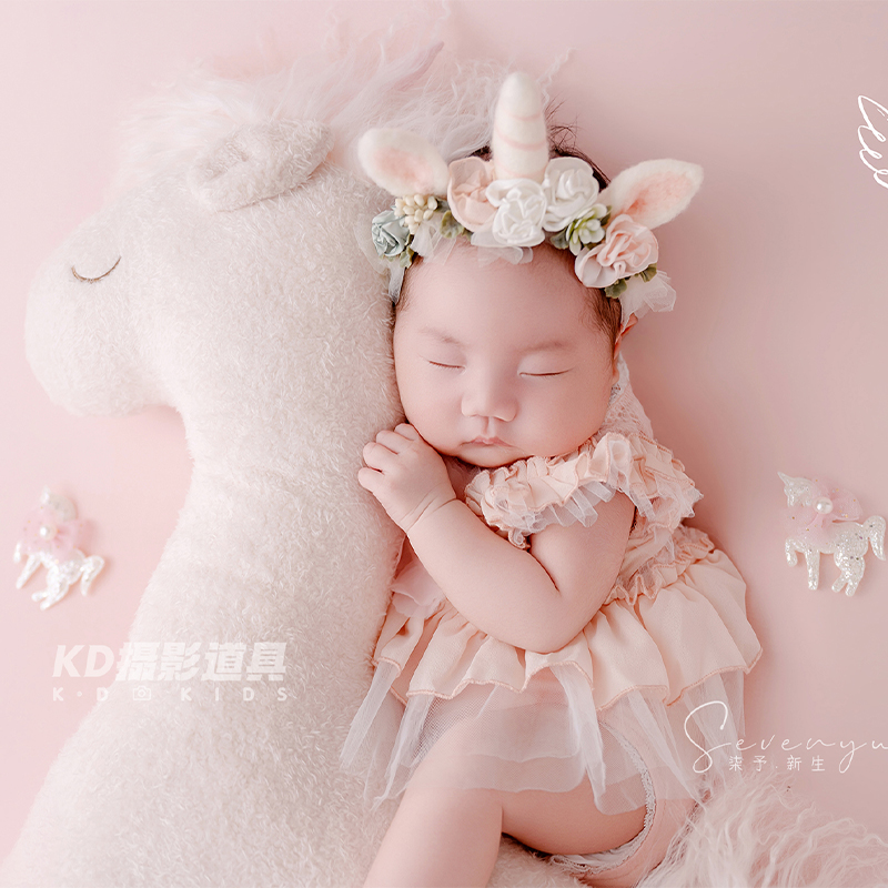 Cute Unicorn Theme Newborn Pho - Photography Outfit 评论和价格