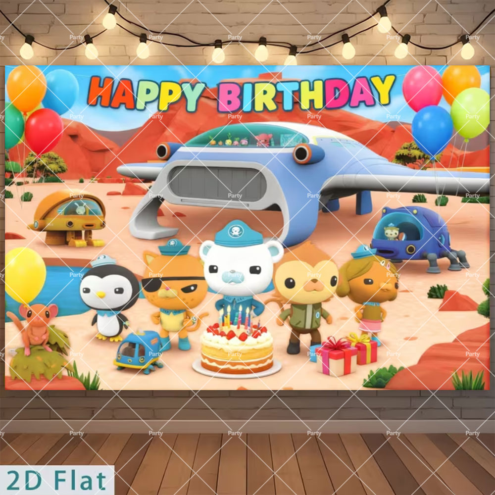 Cartoon Octonauted Kids Birthd - Photography Sport 评论和价格