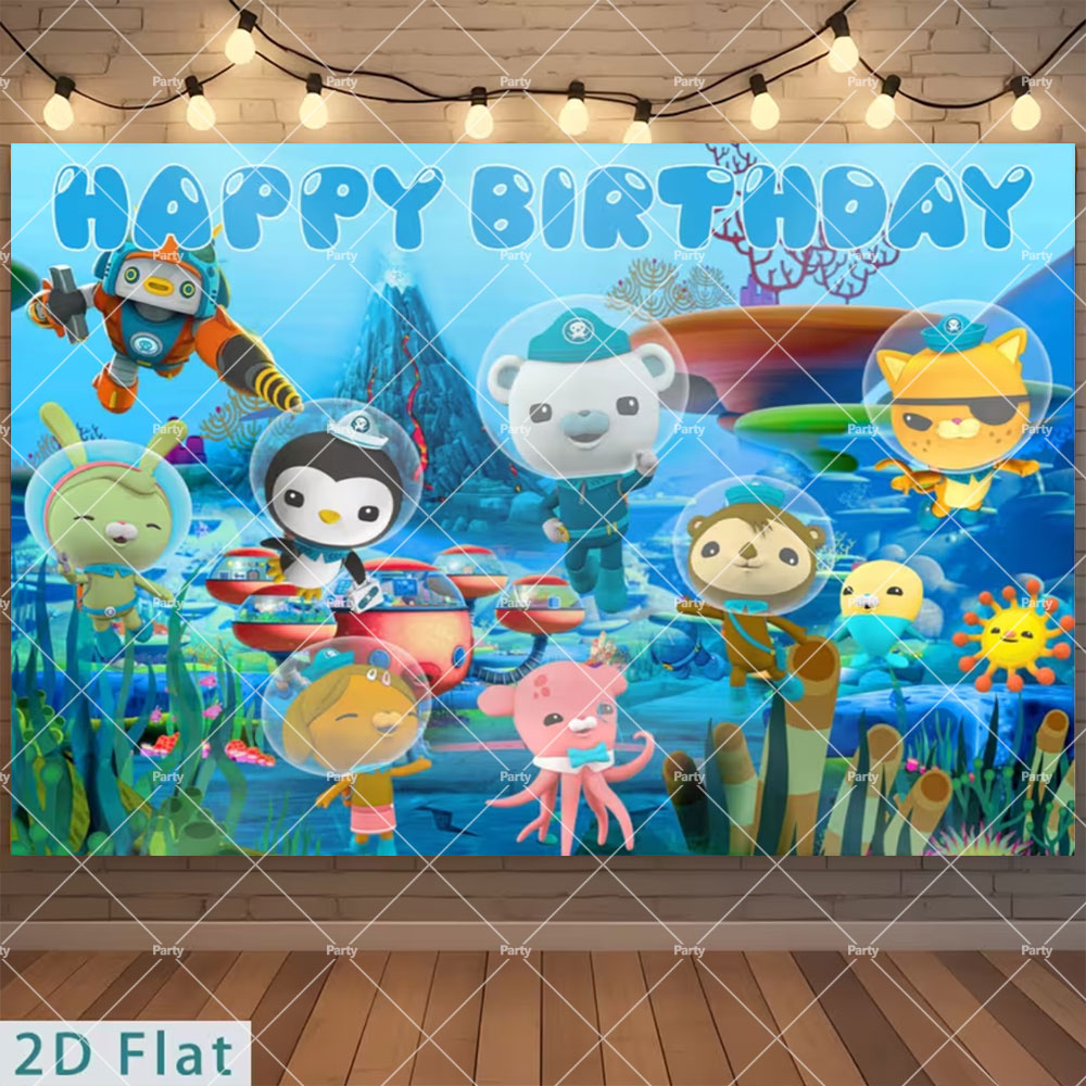 Cartoon Octonauted Kids Birthd - Photography Sport 评论和价格