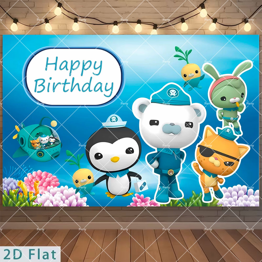 Cartoon Octonauted Kids Birthd - Photography Sport 评论和价格