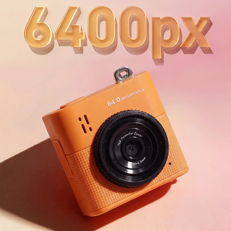 64MP Thumb Mini Camera 16X Dig - Photography Zoom 评论和价格