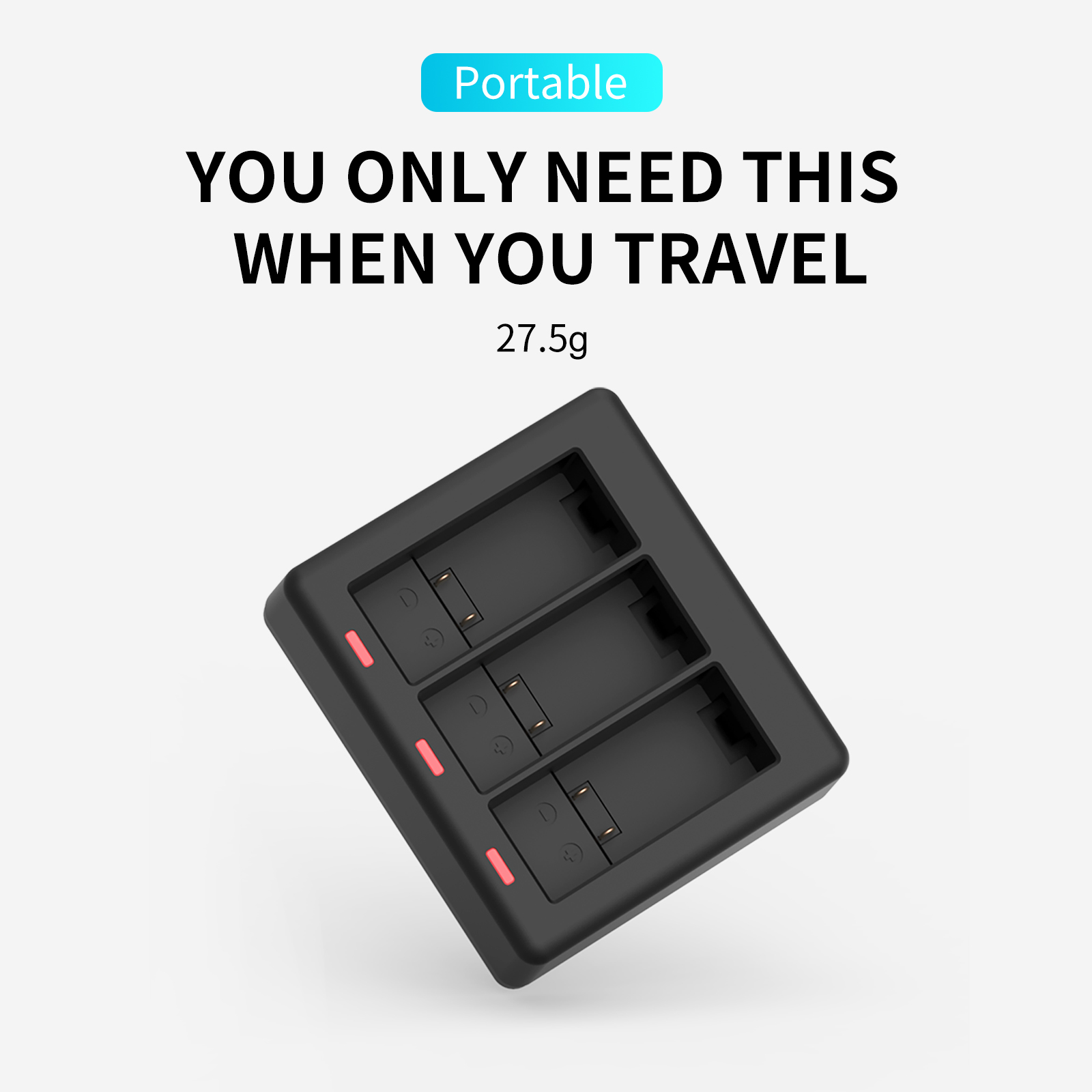 TELESIN 3 Ways Battery Charger - Gopro Action Camera Hero 11 Black 评论和价格