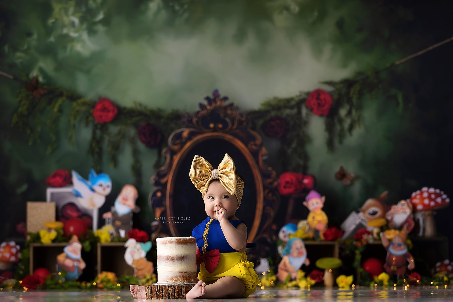 Jungle Princess Backdrops Cake - Photography Trick 评论和价格