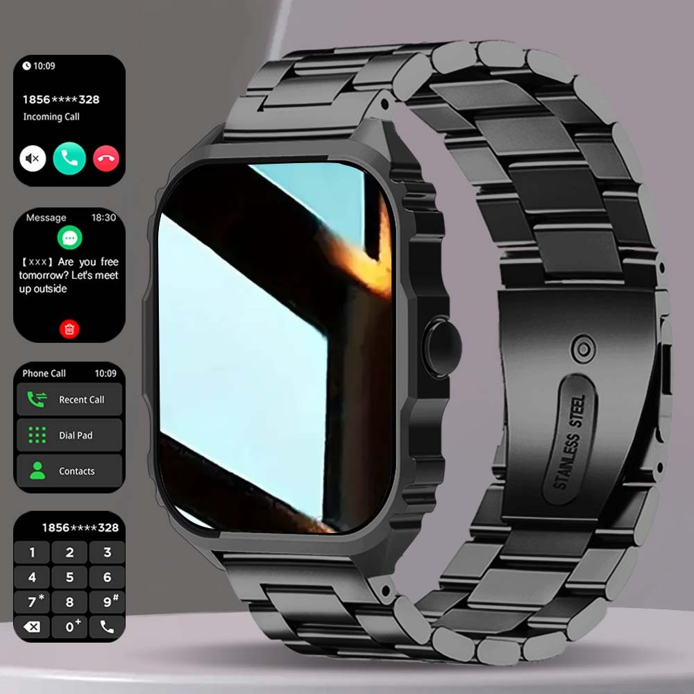 Smart Watch，1.84-Inch Large Sq - Photography Sport 评论和价格