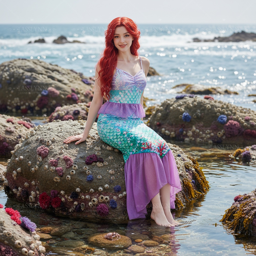 Little Mermaid Ariel Cosplay L - Photography Outfit 评论和价格