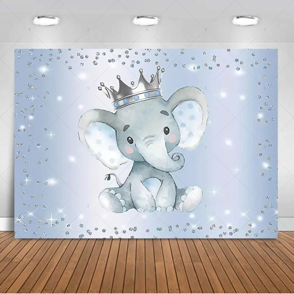 Cartoon Elephant  Birthday Par - Photography Sport 评论和价格