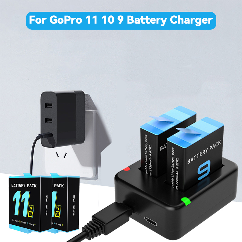 Dual Port Slot Double Battery  - Gopro Action Camera Hero 11 Black 评论和价格