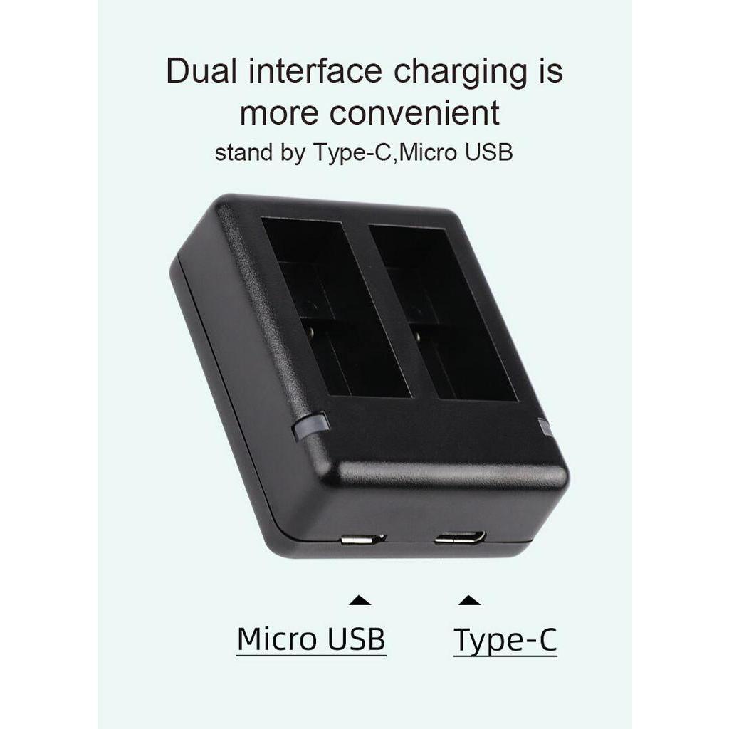 Go Pro 12 Dual Battery Charger - Gopro Action Camera Hero 11 Black 评论和价格