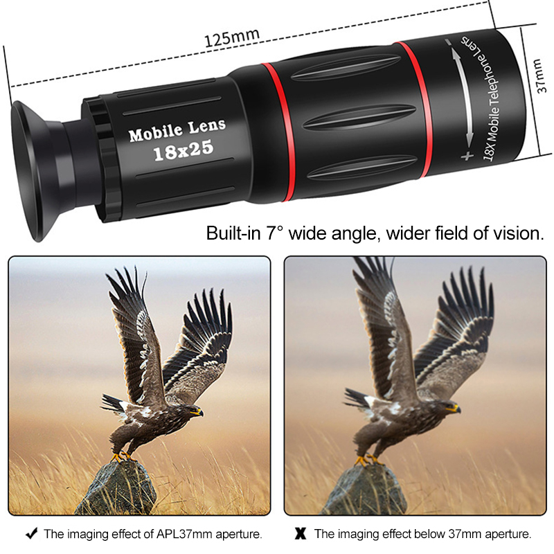 64X Telescope for Mobile Phone - Photography Trick 评论和价格