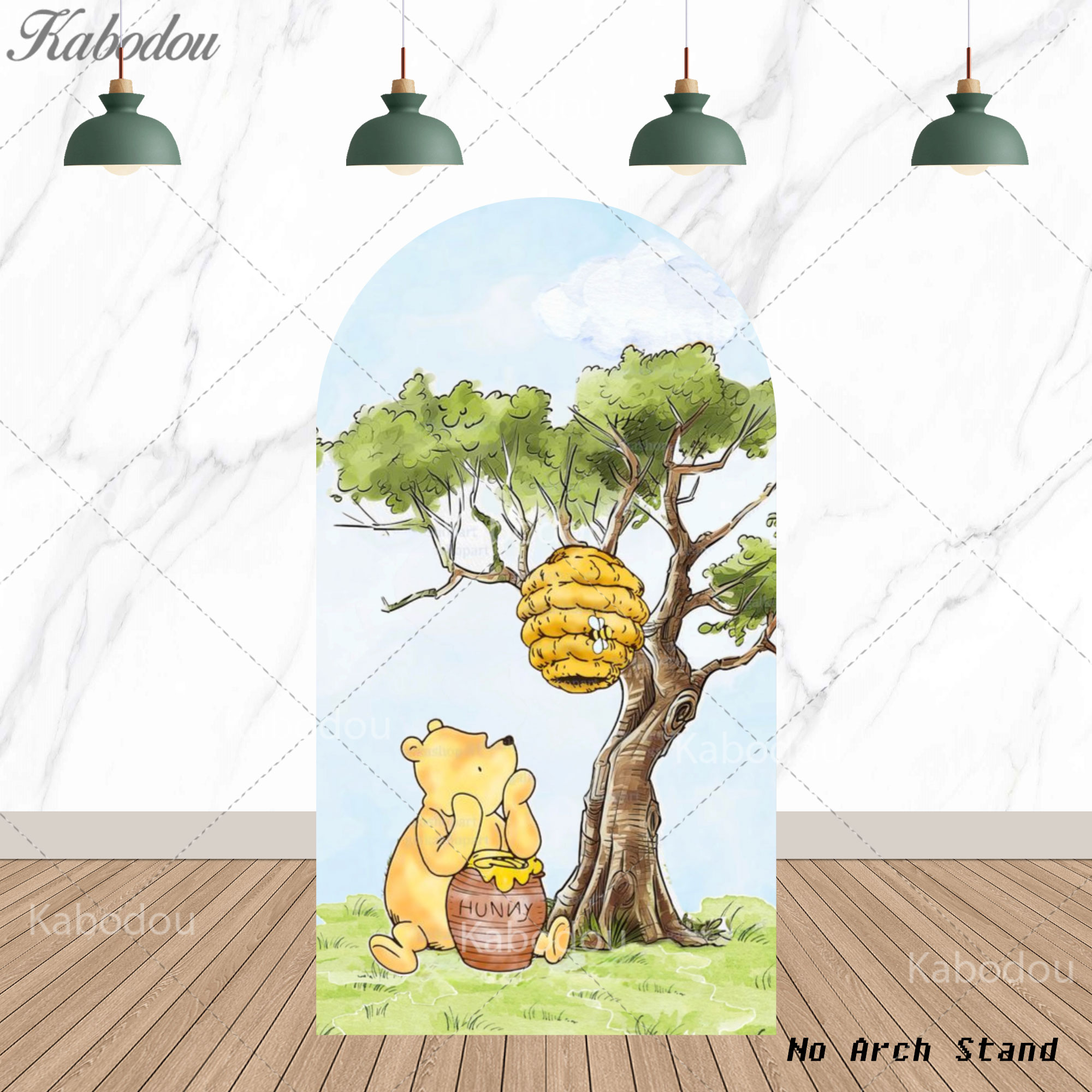 Winnie the Pooh Arch Backgroun - Photography Sport 评论和价格