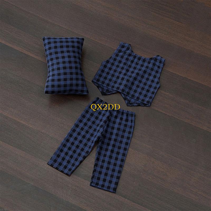 QX2D Checkered Pillow Pants &  - Photography Outfit 评论和价格