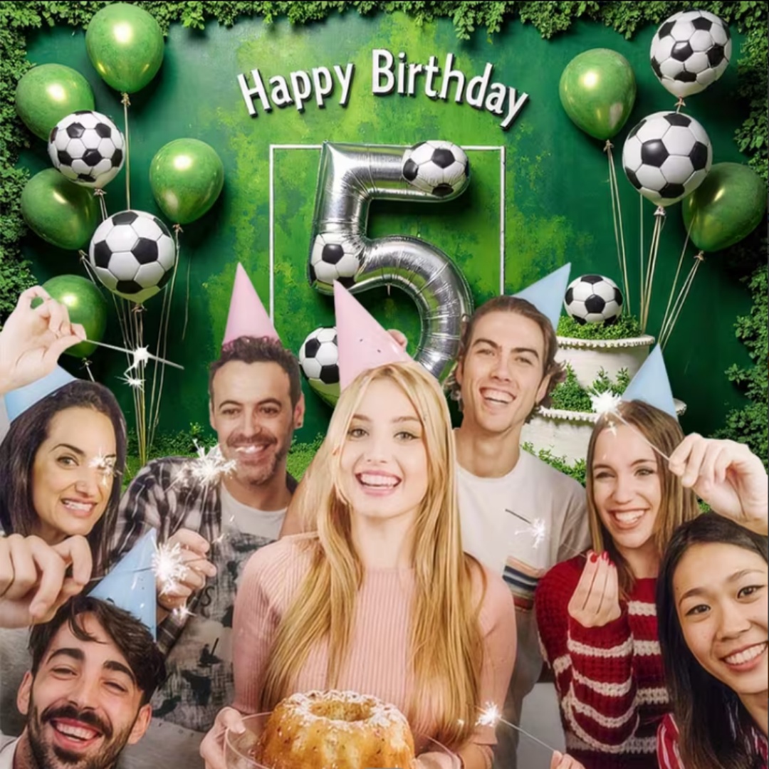 Soccer Theme 7 8th Children Bi - Photography Sport 评论和价格