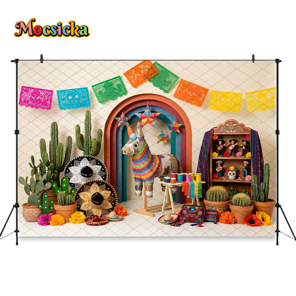 Mocsicka Mexican Fiesta Backdr - Photography Sport 评论和价格
