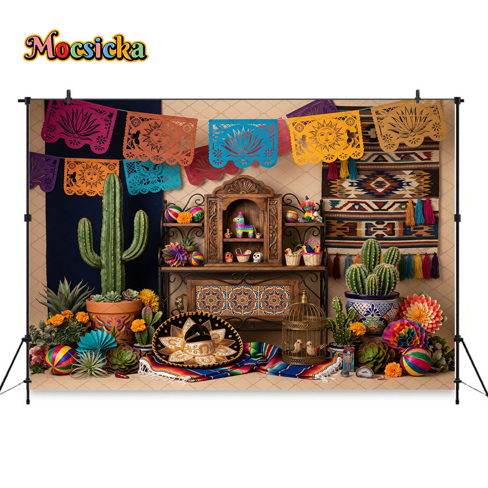 Mocsicka Mexican Fiesta Backdr - Photography Sport 评论和价格