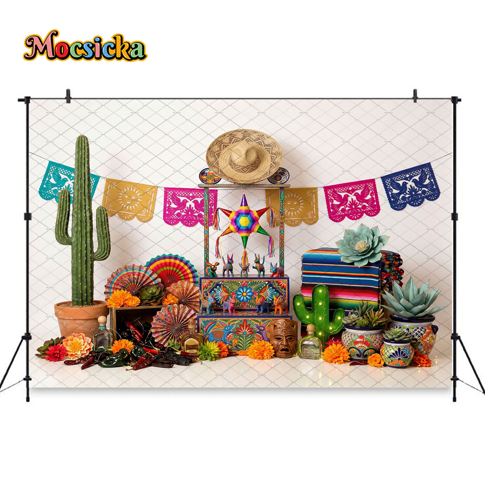 Mocsicka Mexican Fiesta Backdr - Photography Sport 评论和价格