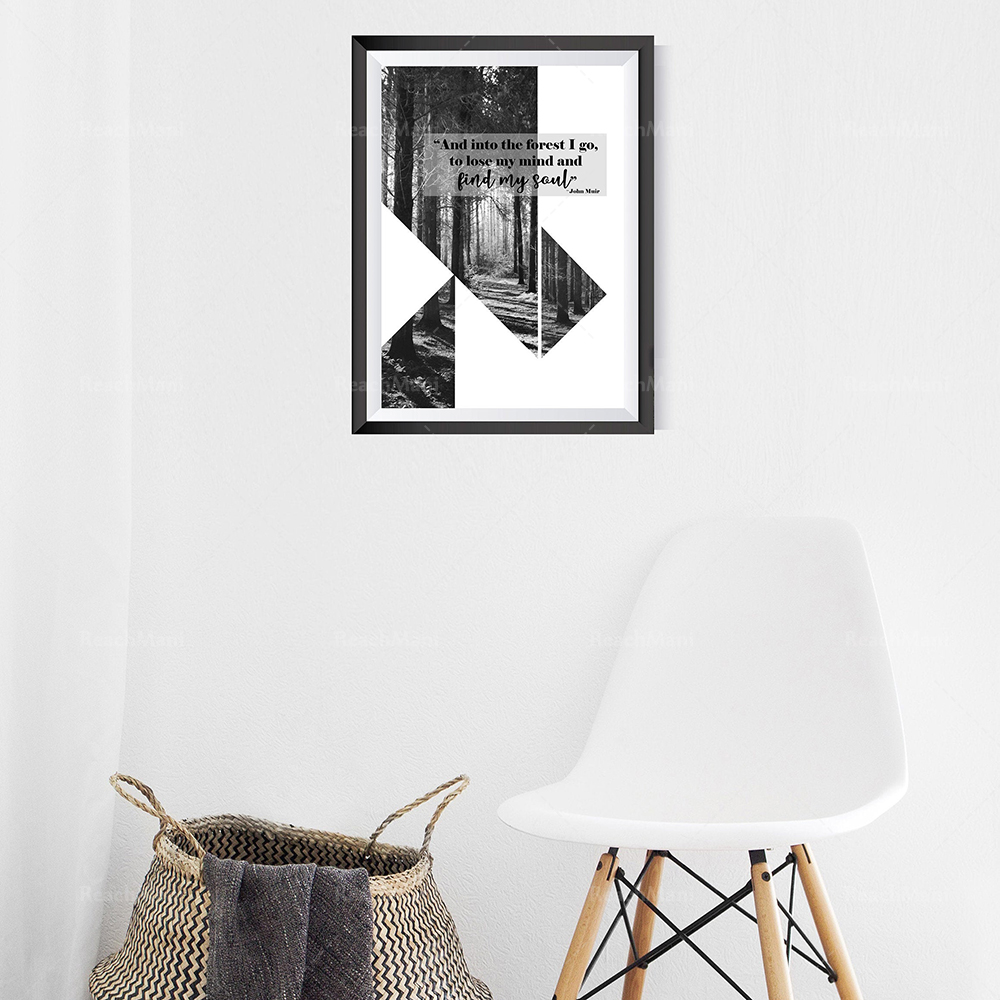 Black and white forest prints/ - Photography Quotes Inspirational 评论和价格