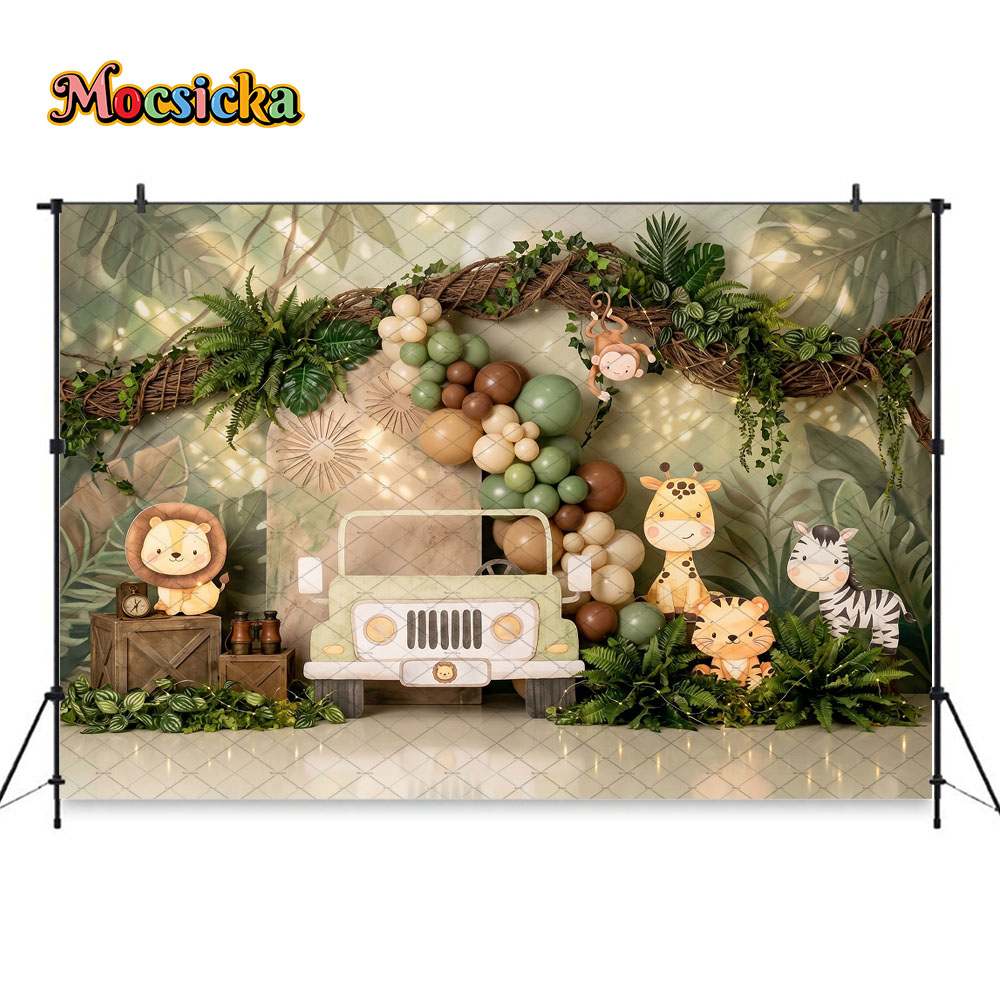 Mocsicka Safari Jungle Baby Sh - Photography Sport 评论和价格