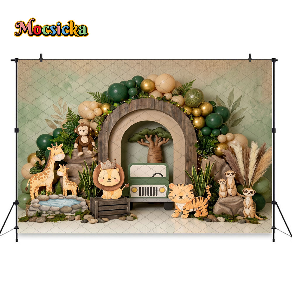 Mocsicka Safari Jungle Baby Sh - Photography Sport 评论和价格